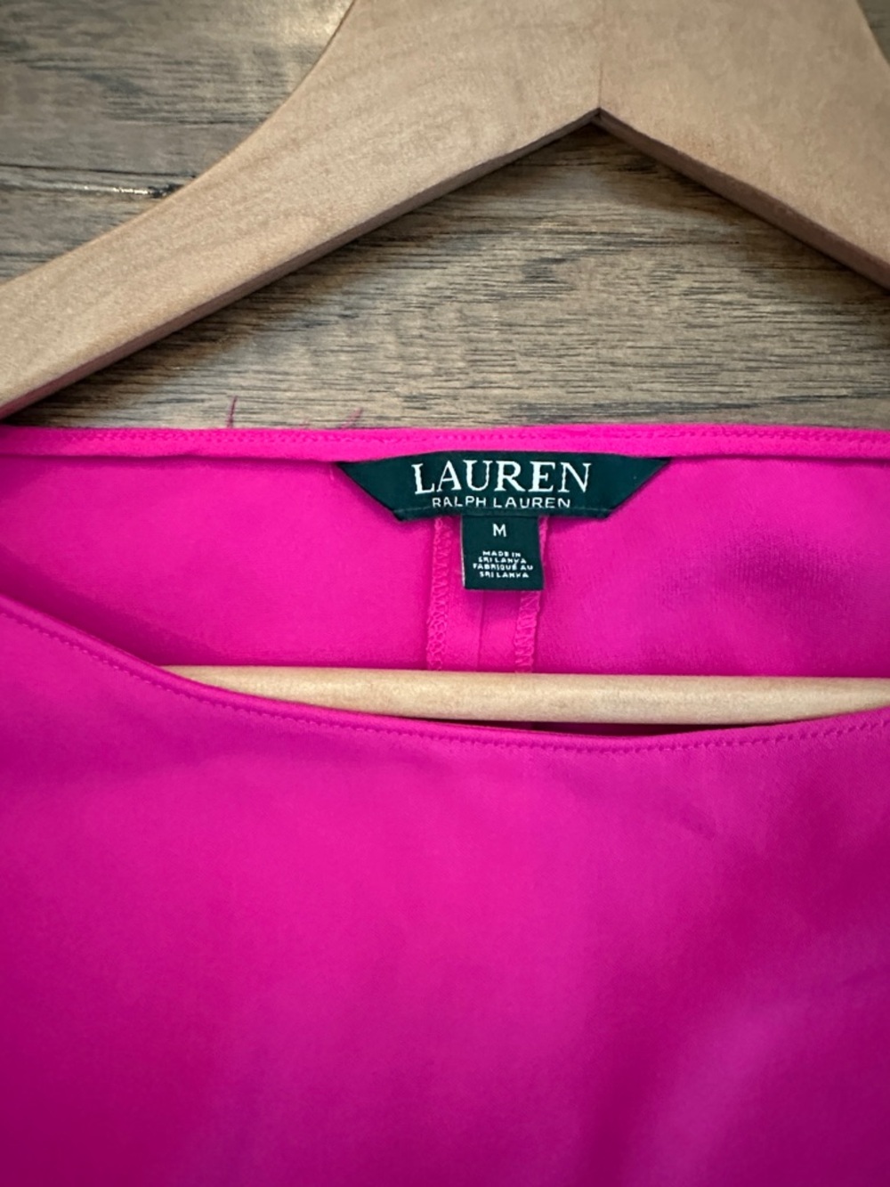Lauren Ralph Lauren Bright Fuchsia Bell Sleeve Blouse - Picture 3 of 9